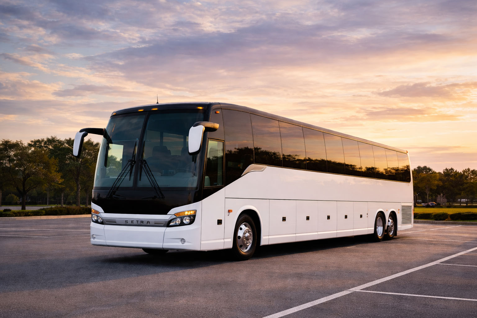Los Angeles coach bus exterior