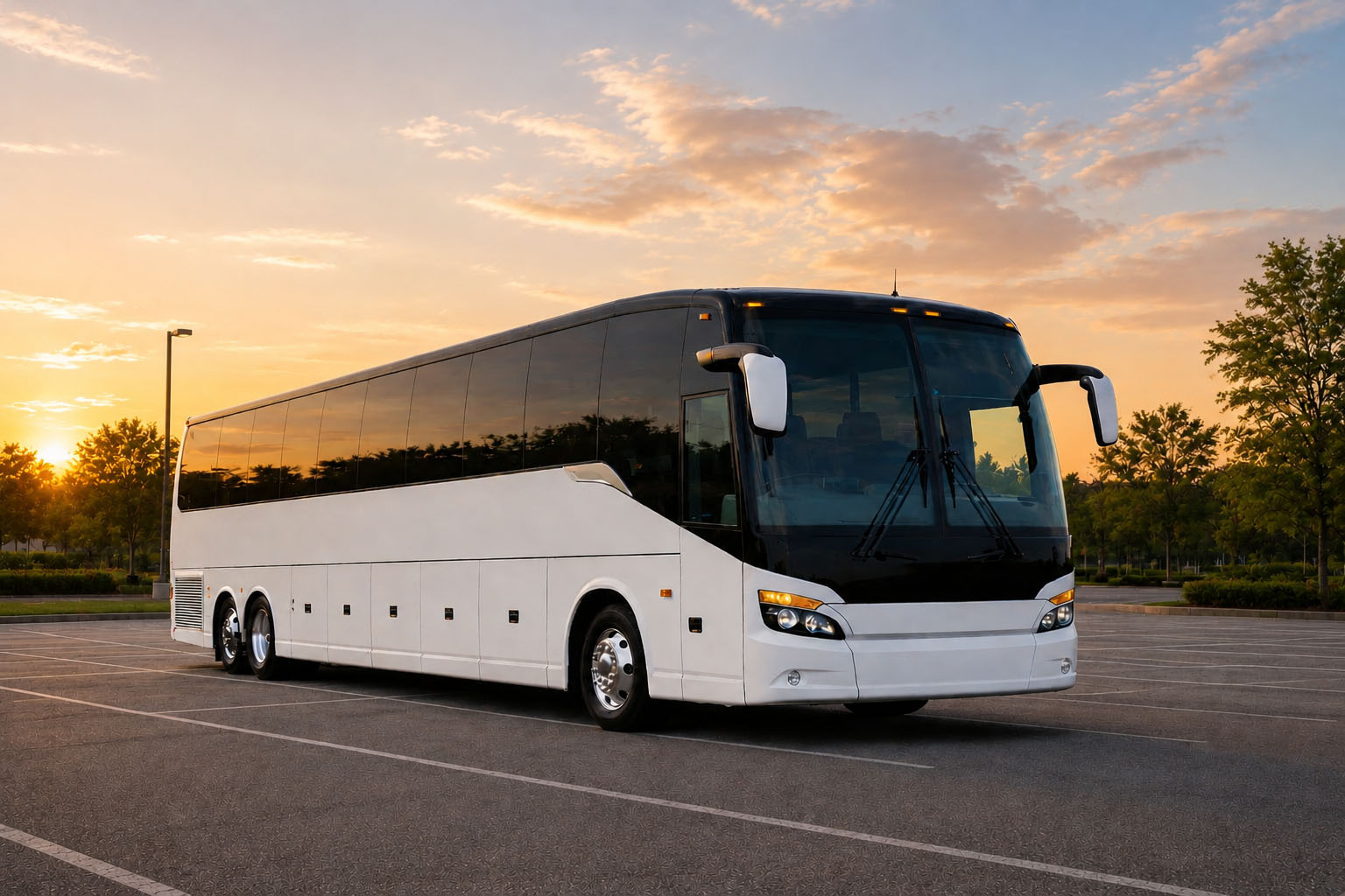 Los Angeles coach bus exterior